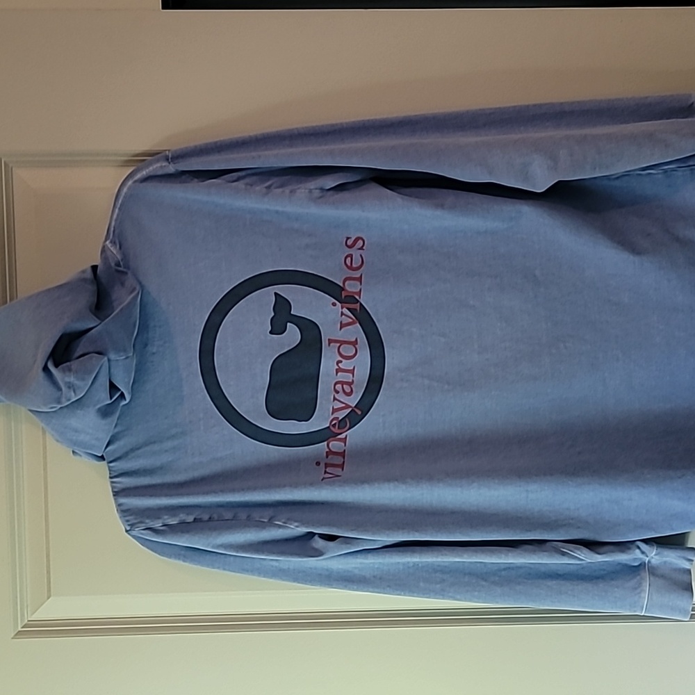 Vineyard vines small long sleeve hooded shirt - Picture 4 of 5